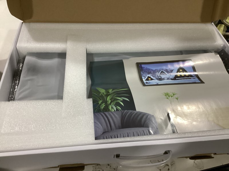 Condition photo showing As Is for uhale 21.5 inch large digital picture frame wifi with remote control, 1920 x 1080 fhd ips no touch screen electronic photo frames with 64gb, support sd usb, share photos videos instantly 1 pack - 21.5 inch