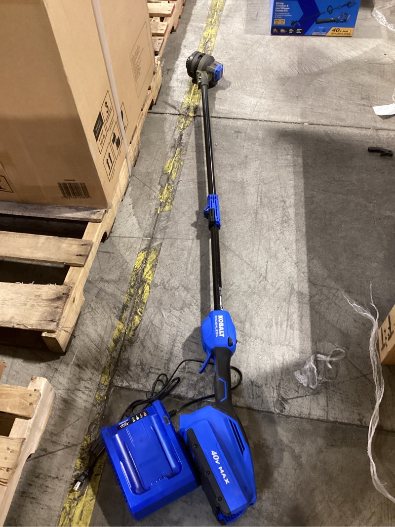 Condition photo showing Good Condition for kobalt gen4 40-volt 15-in straight shaft battery string trimmer 4.0 ah