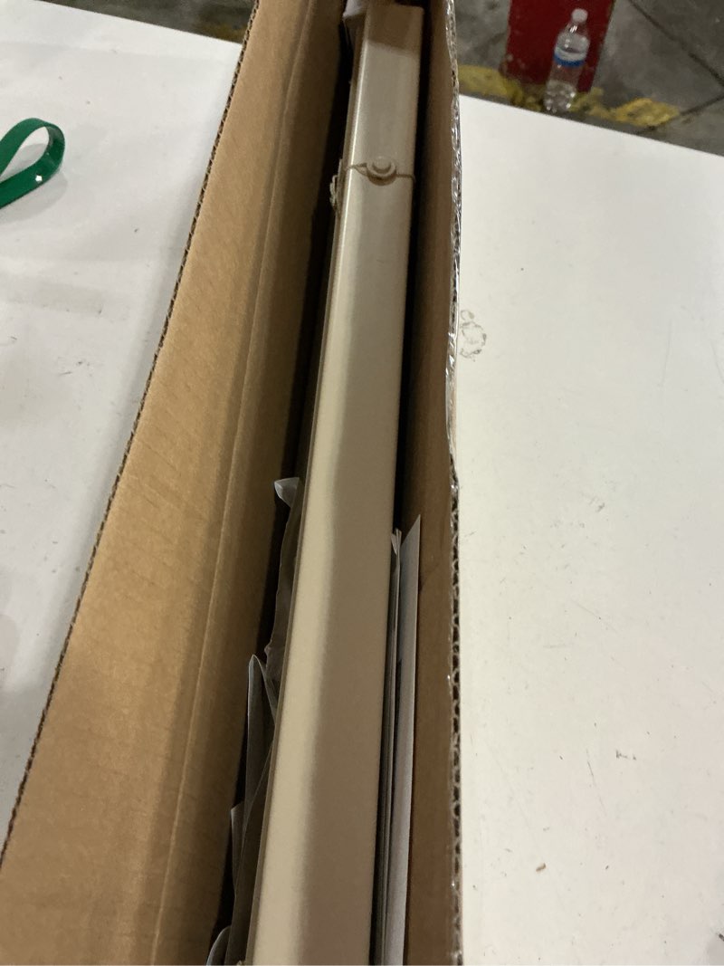 Condition photo showing New/Like New for lazblinds no tools no drill 1" vinyl mini blinds, cordless blinds for windows, light filtering horizontal window blinds & shades, 22 1/2" w x 48" h, cream cordless-cream 22 1/2" w × 48" h