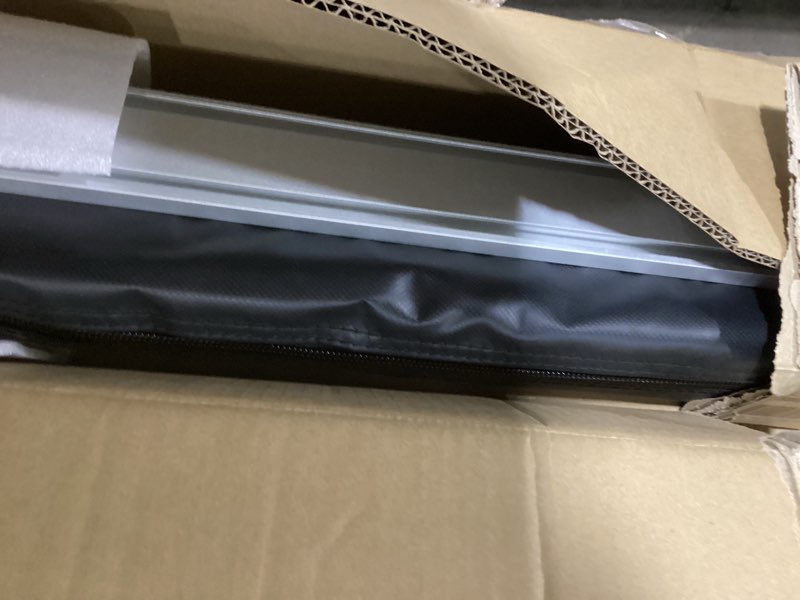 Condition photo showing As Is for Vehicle Awning, 8.2ft x 10ft, Rooftop Pullout Ripstop UPF50+ Side Awning, Reinforced Hinges & Poles for Jeep/SUV/Truck/Van Awning: 8.2ft x 10ft, 82ft²