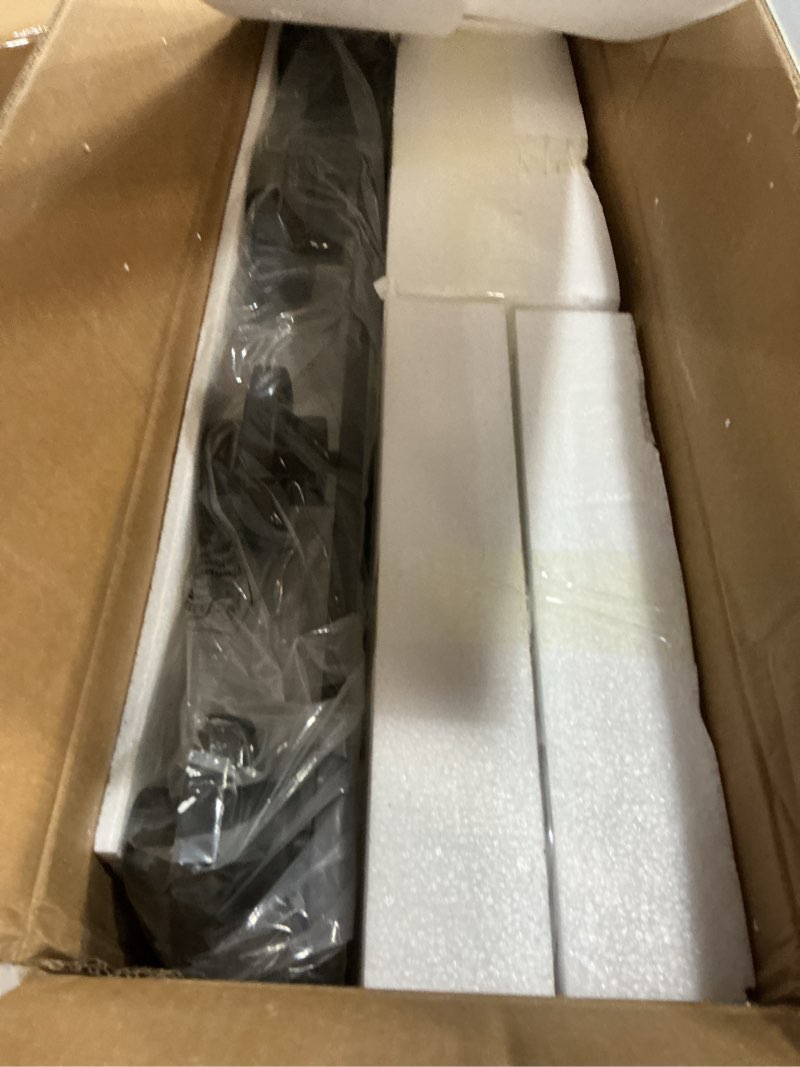Condition photo showing New/Like New for Bathroom Vanity Light Fixtures Oil Rubbed Bronze Finished 4-Light with Clear Glass Shade Contemporary Wall Sconces Bathroom Lighting Wall Mount Lamp for Kitchen Entryway Living Room Hallway Oil-Rubbed Bronze 31.1 inch