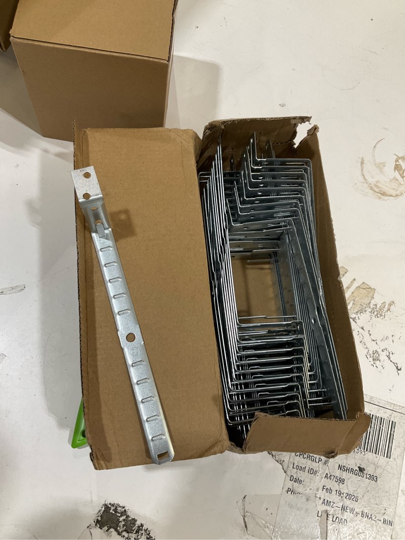 100 pack metal braces