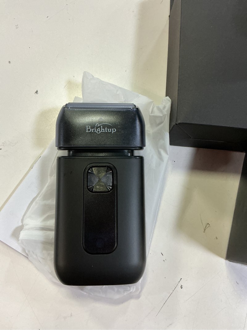 Condition photo showing Good Condition for brightup electric foil shavers for men - smooth & close electric razor for men with pop up trimmer - wet dry shaving/travel lock/led display/ipx6 waterproof black