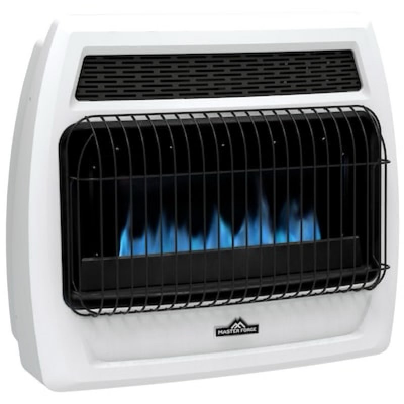 master forge 30000 -btu wall -mount indoor natural gas or liquid propane vent-free