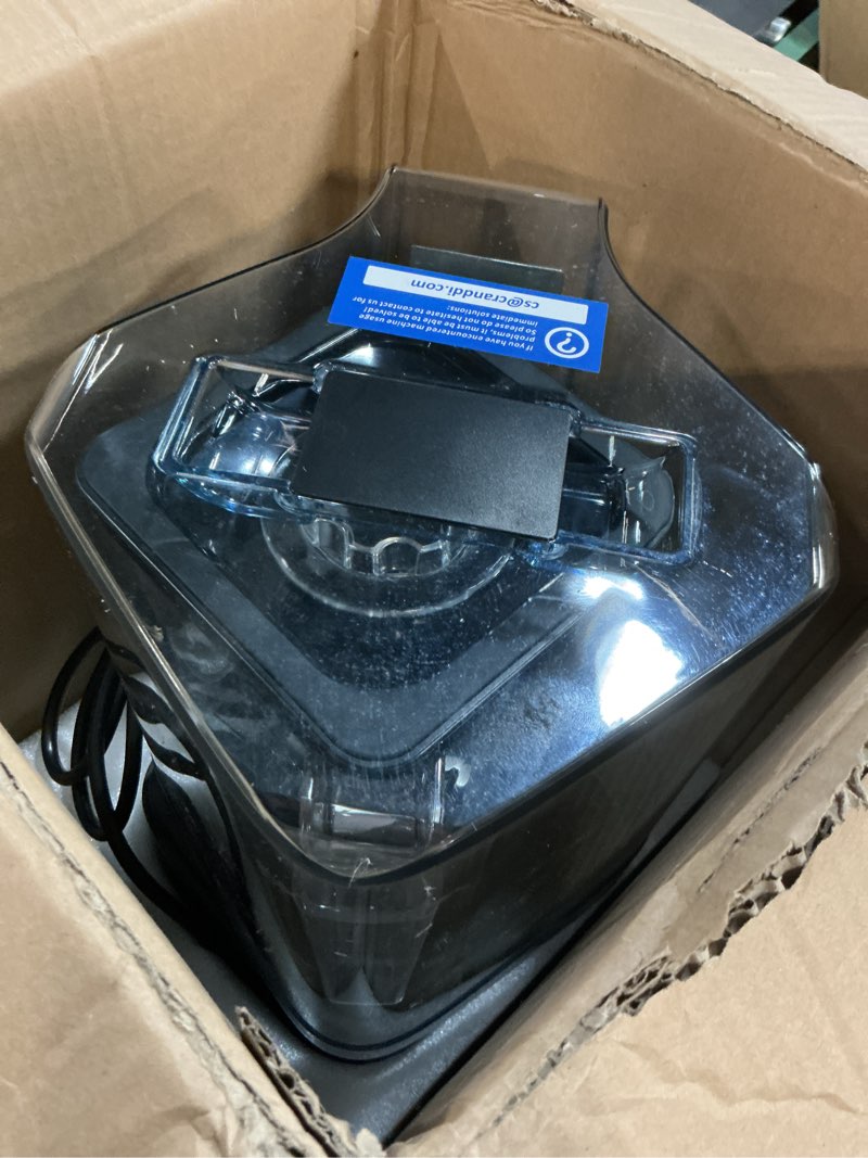 Condition photo showing Good Condition for CRANDDI Commercial Blender for Crushing Ice, Chopping, Grinding, Blending, 1500W 80oz Blender with Tamper and Removable Soundproof Cover, K85 (Grey)