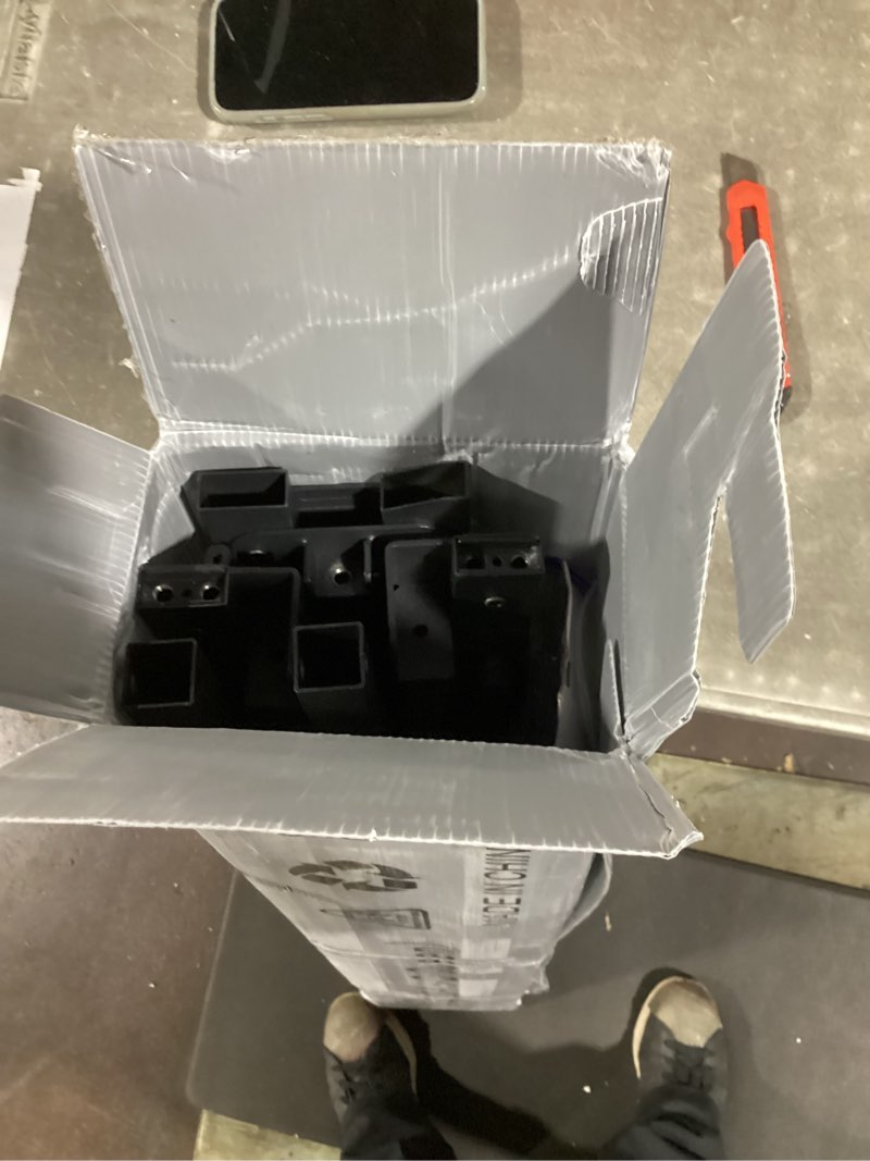 Condition photo showing As Is for Metal Bed Frame,Queen Size Bed Frame with Storage Space,Heavy Duty Sturdy Mattress Foundation,Easy Assembly,No Box Spring Needed, Black,16 Inch,Queen Queen 16 Inch