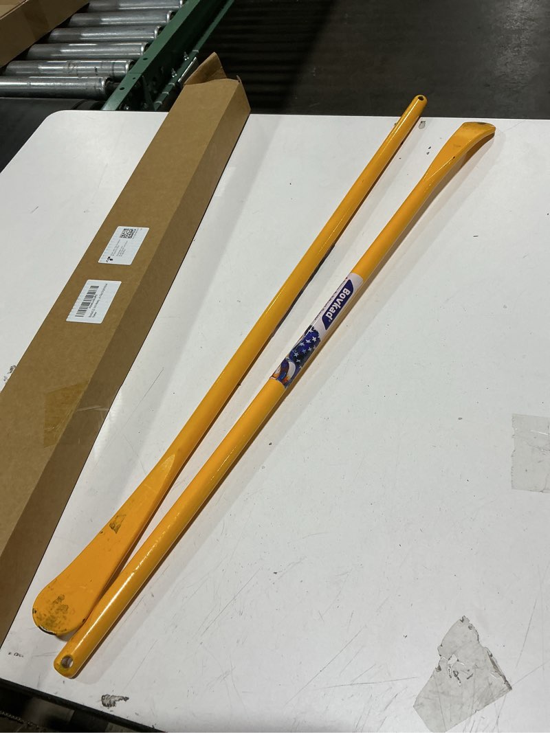 Condition photo showing Good Condition for 30 inch heavy duty tire spoon bars, 2 pack 3/4 in(stk) solid steel tire irons for mounting & demounting tires, professional tire changing tools for truck, suv& semi tires, non-slip grip(yellow) yellow - 2 pack