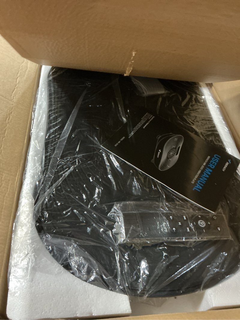 Condition photo showing Good Condition for merach vibration plate exercise machine, vibrating platform for lymphatic drainage weight loss muscle activation, full body home exercise equipment with led touch screen bluetooth pull cord
