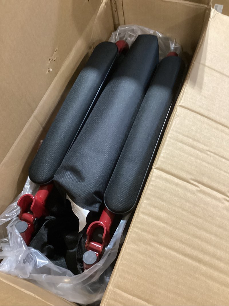 Condition photo showing Good Condition for 19" ultra lightweight transport bariatric wheelchair color: red