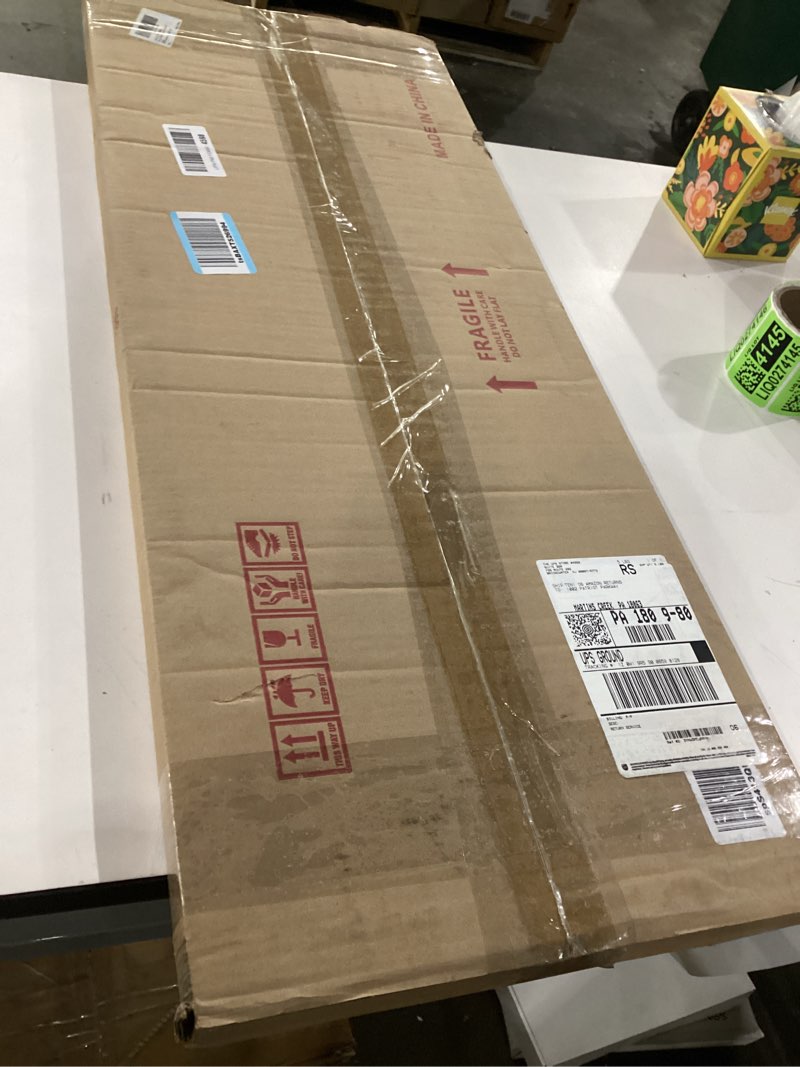 Condition photo showing New/Like New for Giverny 12x36 Picture Frames Black 1 Pack, Wood 12x36 Panoramic Picture Frame for Wall Mounting, Sim