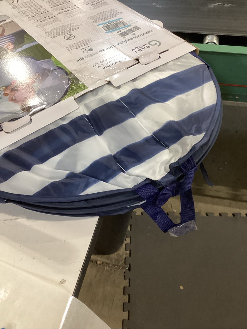 Condition photo showing Good Condition for babymoov baby anti uv tent, sun protection upf 50+, pop up play tent and sun shade, marine (summer 2025 edition) marine tent