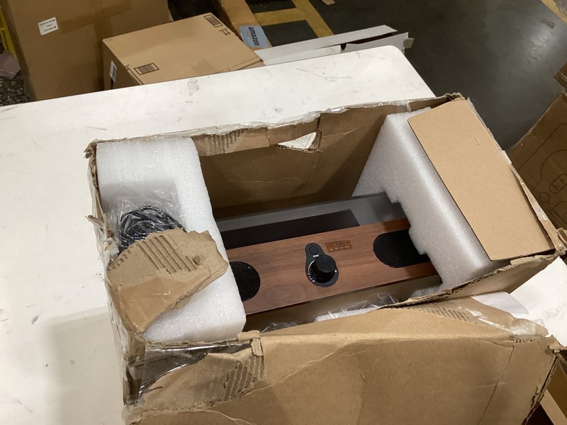 Condition photo showing Good Condition for Amazon Basics Desktop Vinyl Record Player Turntable with Bluetooth Playback, Built-in Speakers, 3-Speed, Wireless Playback, Black