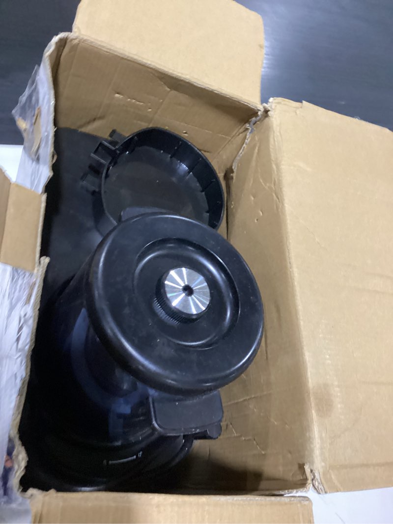 Condition photo showing Good Condition for slushie machine, ice cream maker, slushy machine for home and families, no ice needed with rapid chill & temperature control, multi-function for margarita, frappé, easy to clean, black