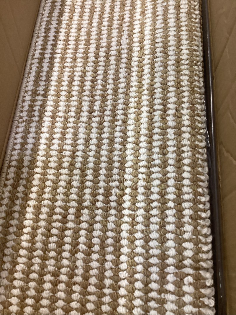 Condition photo showing Good Condition for Bullnose Stair Treads for Wooden Steps: 14 Pcs Washable Non Slip Stair Ruuner Peel and Stick Adhesiv