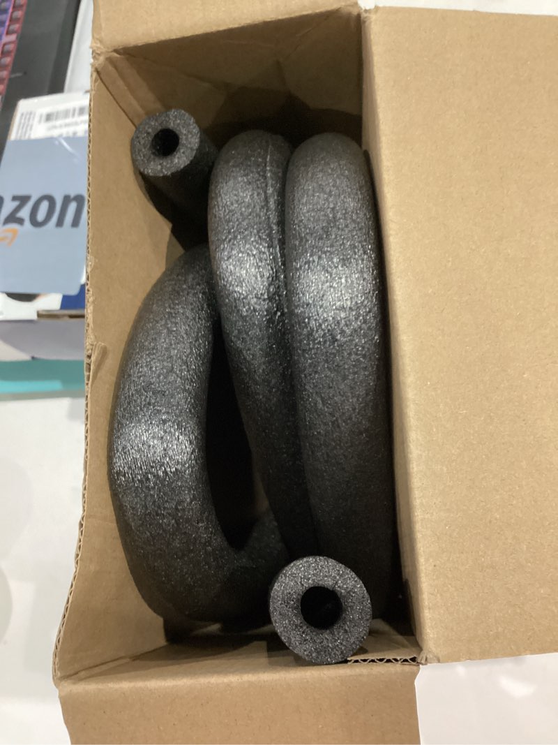Condition photo showing Good Condition for pangda 3 pack pool noodles foam noodles swim clamp jumbo hollow foam large pre slit clamp protection for swimming floating craft projects padding bumper black 55 inch, 1" od x 0.4" id