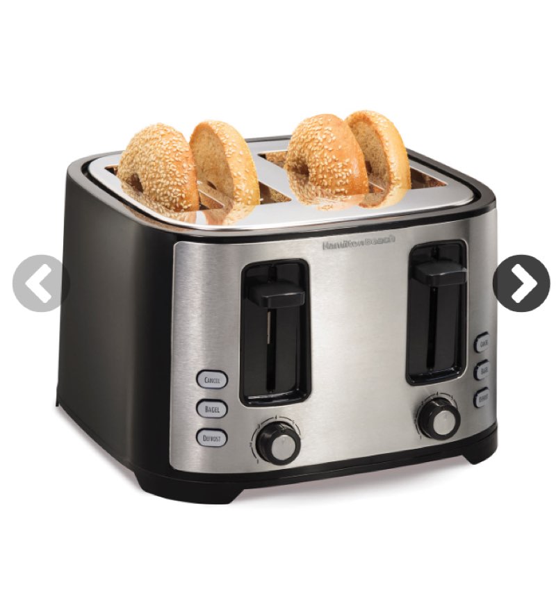 Hamilton Beach Extra Wide Toaster 4Slice 