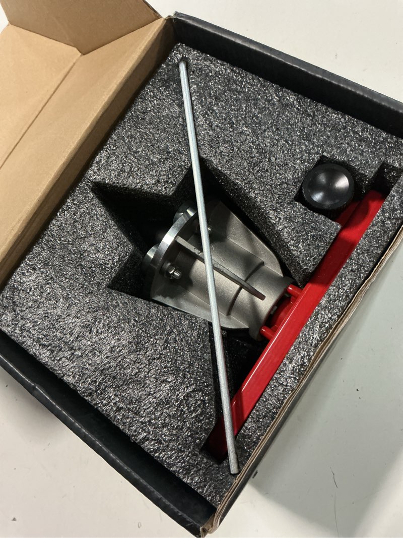 Condition photo showing New/Like New for magnetic wall mount blade balancer red replace # 42-047 339075b lawn mower blade balancer - magnetic wall mount (red color)