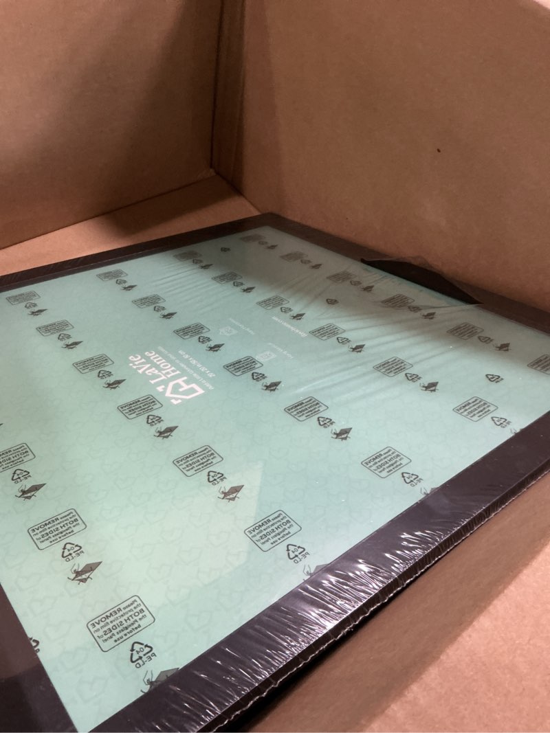 Condition photo showing New/Like New for lavie home 20x20 picture frame, square poster frame with high definition plexiglass, 20x20 frame, horizontal or vertical wall gallery poster frames suitable for photos, artworks, posters,puzzle, black 20x20 black