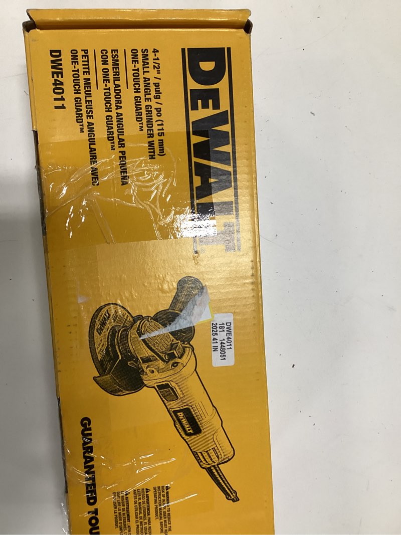 Condition photo showing New/Like New for dewalt 7 amps corded 4-1/2 in. small angle grinder