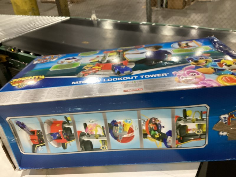 Condition photo showing Good Condition for Paw Patrol, Mighty Lookout Tower with 4 Exclusive Bonus Action Figures, Toy Car, Lights and Sounds (