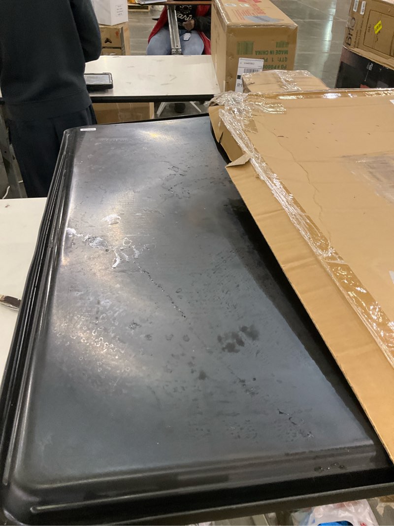 Condition photo showing As Is for Replacement Dog Crate Pan for MidWest and New World Dog Crate Black 35.5"L x 23.8"W x 1.0"H