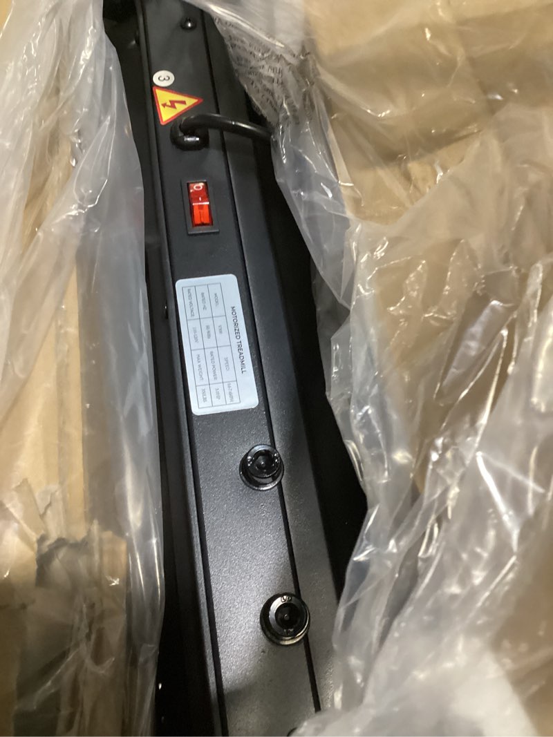 Condition photo showing Good Condition for Electric Treadmills for Home with Incline, Walking Pad Treadmill with Handle Bar, 0.6-7.6MPH Portable Small Treadmills with Handles for Home Small Spaces, 3.0HP Walking Pad with Incline and 350LBS Black-1