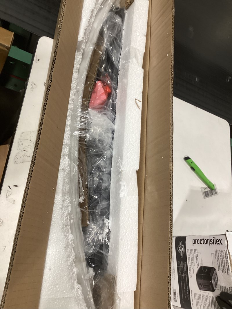 Condition photo showing Good Condition for 29 inch Bathroom Vanity Light,Modern 7-Lights Crystal Glass Bathroom Light Fixture Over Mirror,Black Wall Light Suitable for G9 Bulb,BD003-7-BK-2