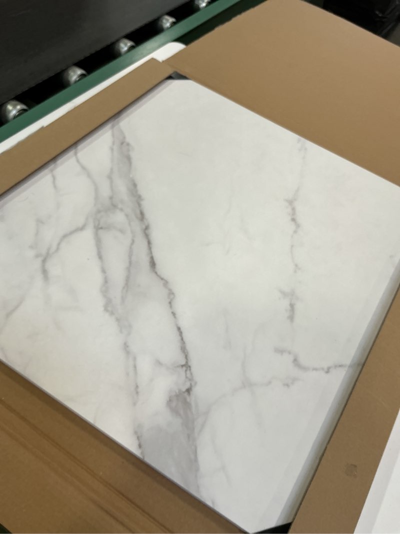 Condition photo showing Good Condition for 2 PCS Boards Photo Backdrop 2 Marbles Texture for Flat Lay, Food Photography Background 24x24 Inch, BEIYANG (Marble+Marble) …