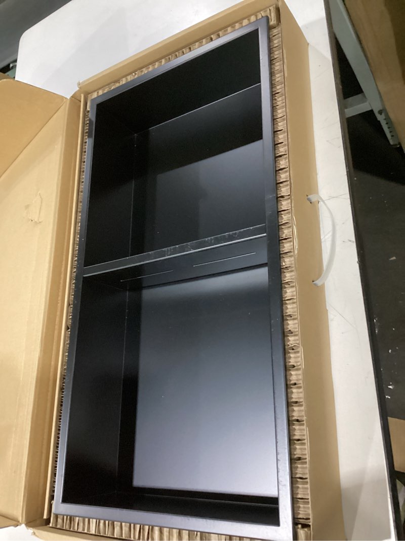 Condition photo showing Good Condition for no tile needed shower niche for bathroom storage,recessed wall niche,double shelves,stainless steel(black, 24 * 12 in) black 24 * 12 in