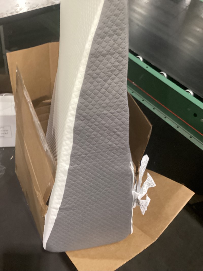 Condition photo showing Good Condition for kolbs bed wedge pillow chic jacquard cover for sleeping and acid reflux, heartburn 12" height standard wedge 12" height