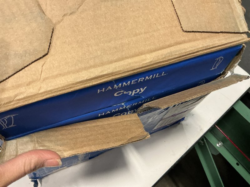 Condition photo showing Good Condition for hammermill printer paper, 20 lb copy paper, 8.5 x 11 - 8 ream (4,000 sheets) - 92 bright, made in the usa 8 ream | 8.5x11 | 4000 sheets letter (8.5 x 11)