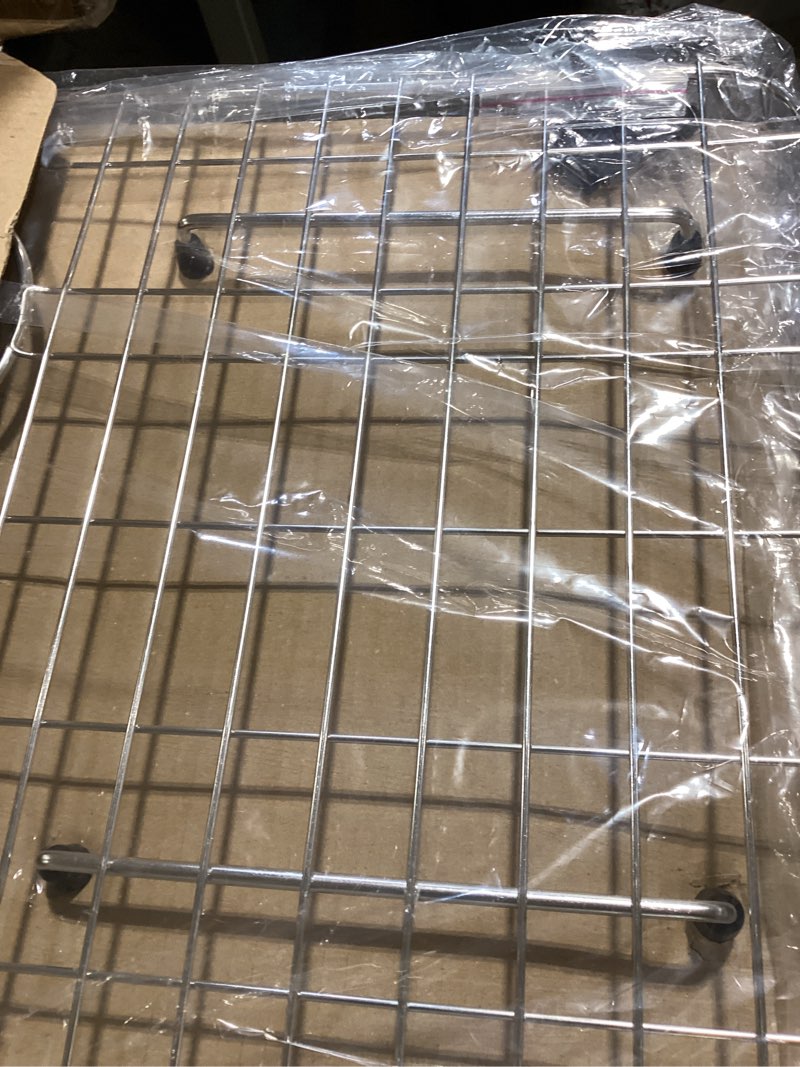 Condition photo showing New/Like New for kitchen sink grid and sink protectors 26" x 14 1/16", with rear drain stainless steel sink grids for bottom of kitchen sinks, for single bowl sinks(26" x 14 1/16" rear drain)