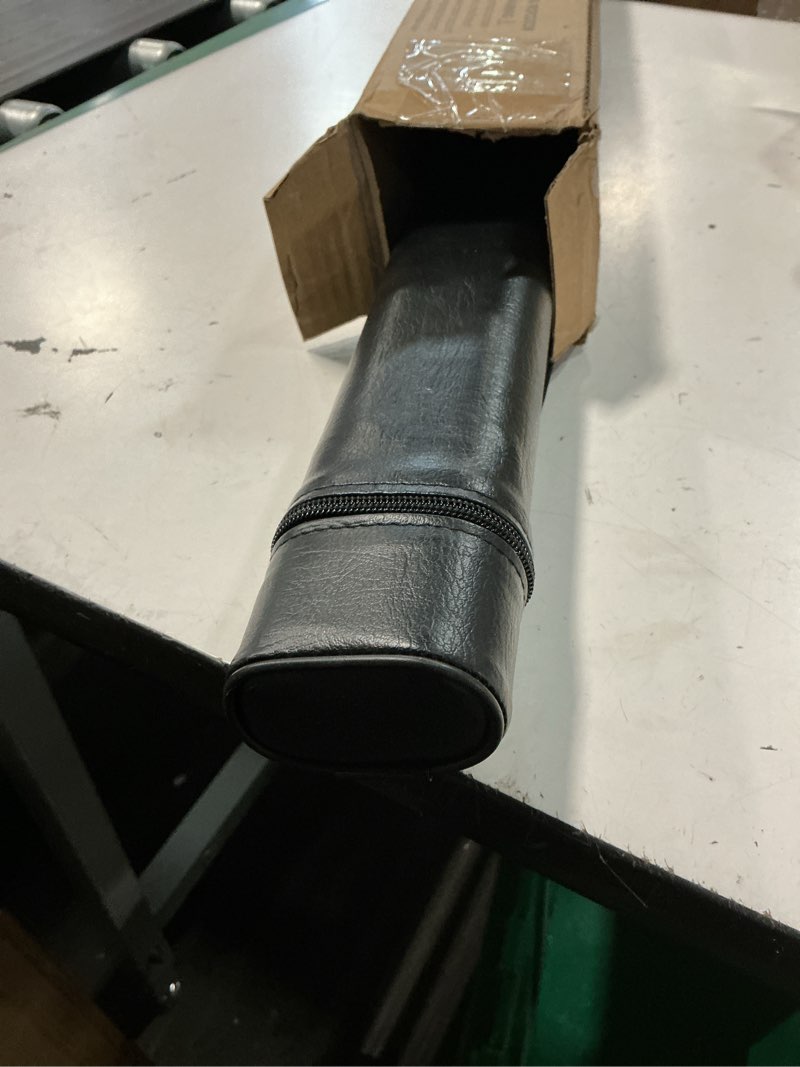 Condition photo showing New/Like New for homeseason 58inch carbon fiber pool cue stick with screw-in extension and leather case, 18oz low deflection professional cue stick for billiards, 13mm tip hs18-a-bag