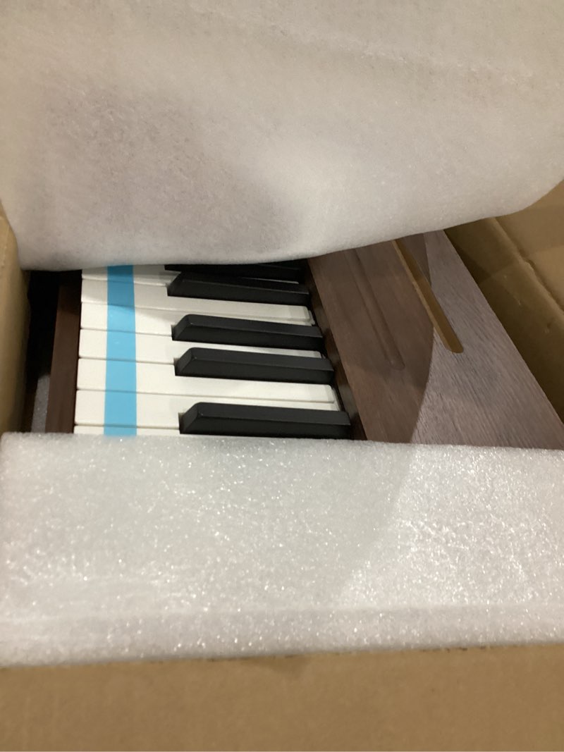 Condition photo showing New/Like New for Kids Piano Keyboard with Music Stand - 37 Keys Digital Wood Piano for Kids Toddler Musical Educational Instrument Toy for 3+ Girls and Boys Without Stool