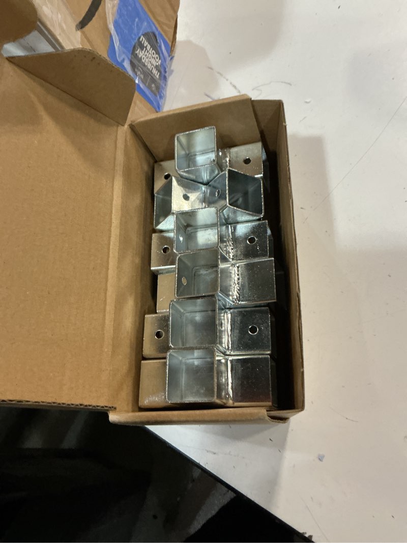Condition photo showing New/Like New for 4 Pcs 1" Square Tube Connector, 4 Way Square Tube Structural Fitting Fence Rails Clamp 4 structural-4 way