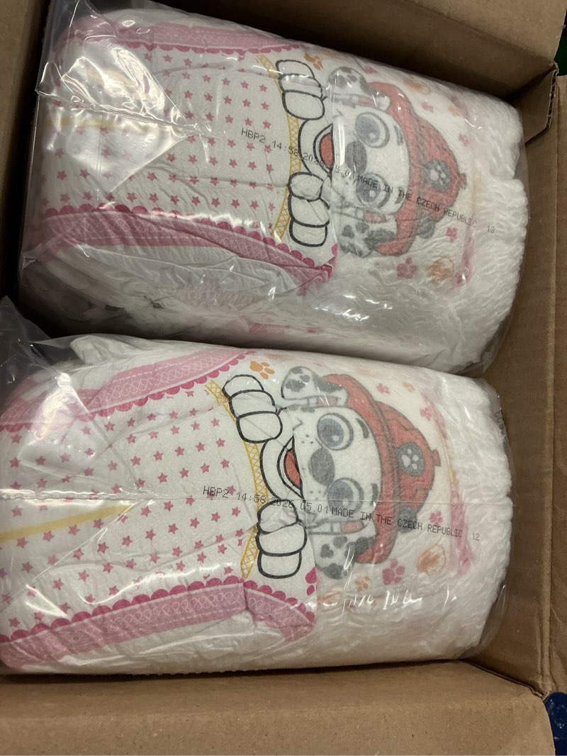 Condition photo showing New/Like New for parent's choice paw patrol training pants for girls, 5t/6t, 56 count (select for more options)