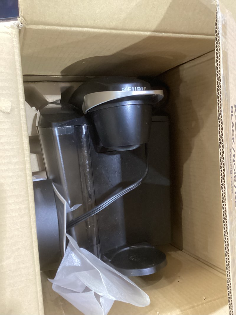 Condition photo showing As Is for Keurig K-Classic Single-Serve K-Cup Pod Coffee Maker - K50 - Black, NOT TESTED 