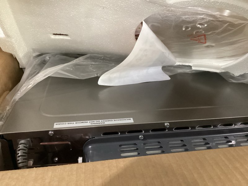 Condition photo showing New/Like New for Breville BMO650SIL Compact Wave Soft Close Countertop Microwave Oven, Silver,