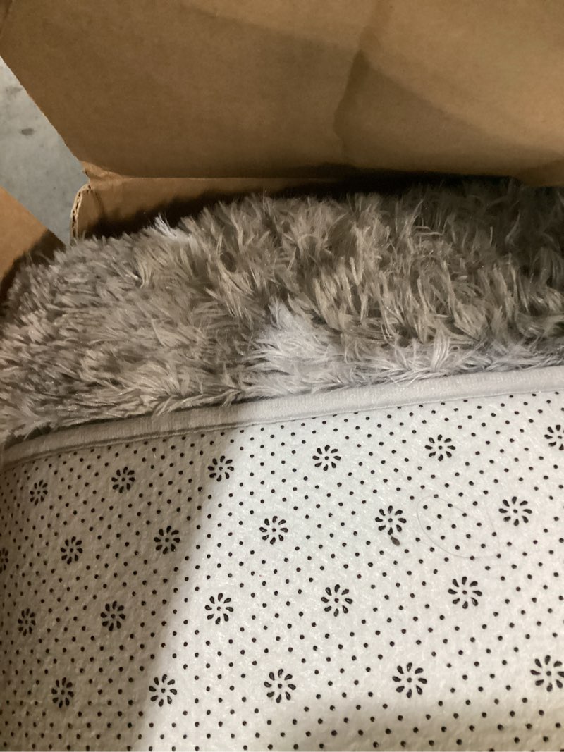 Condition photo showing Good Condition for Sour Lemon 10x14 Area Rugs for Bedroom, Fluffy Rugs for Living Room, Large Area Rug Shag Shaggy Carpet Soft Plush Furry Bedside Rug, Machine Washable Area Rugs for Kids Girls Boys Home Decor Anti Slip Light Grey 10' x 14' (Rectangular)