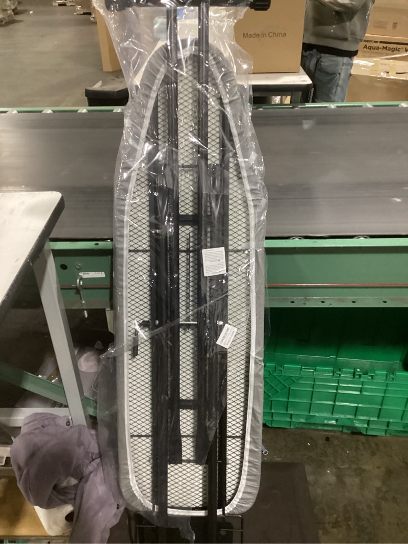 Condition photo showing Good Condition for deluxe ironing board with heat resistant cover and thicken felt pad, heavy sturdy legs,full size hanger iron board,foldable (l-grey)