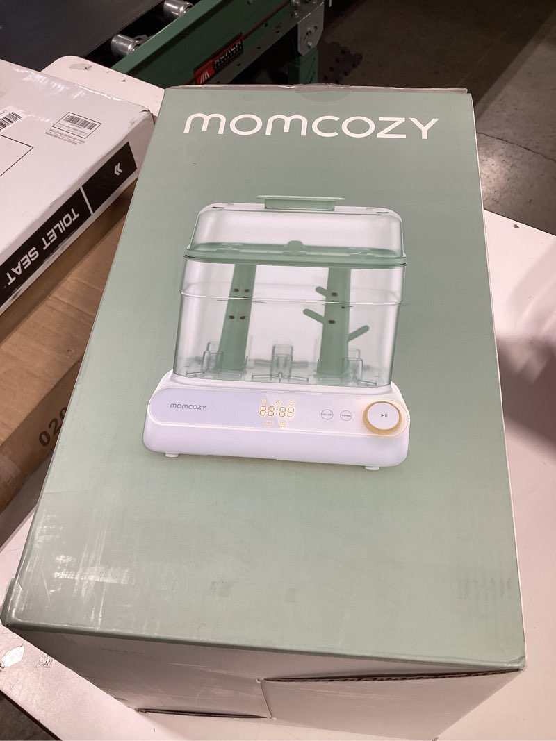 Condition photo showing Good Condition for momcozy 3 layers large bottle sterilizer and dryer, fast sterilize and dry, universal bottle sterilizer for all bottles & breast pump accessories, touch screen & auto-off bottle sanitizer