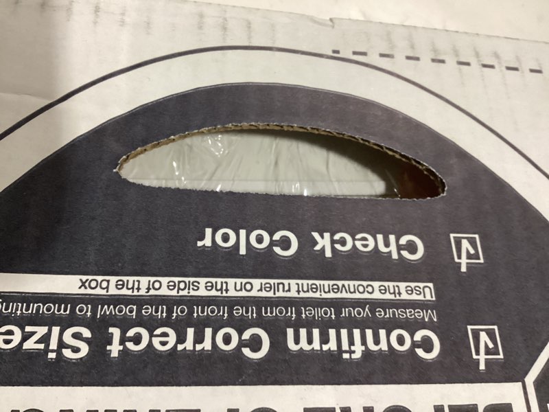 Condition photo showing New/Like New for KOHLER K-4774-0 Brevia Elongated White Toilet Seat with Quick-Release Hinges And Quick-Attach Hardware For Easy Clean, White