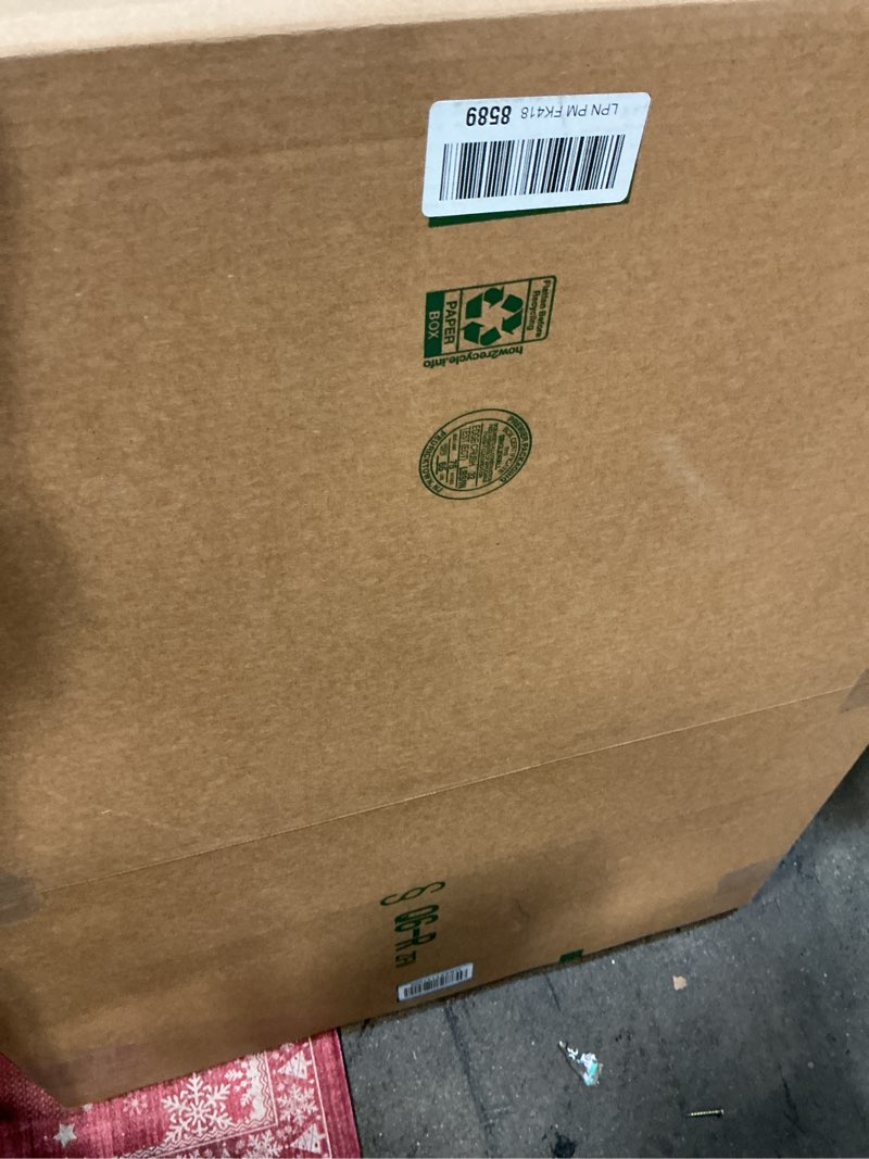 Condition photo showing As Is for KSIIA Orthopedic Dog Bed, Deluxe Plush Waterproof, 29 x 18 Inch, Gray, 3-Inch Thick High-Density Egg Crate Foam, Removable Cover, Machine Washable Light Grey 29.0"L x 18.0"W x 3.0"Th