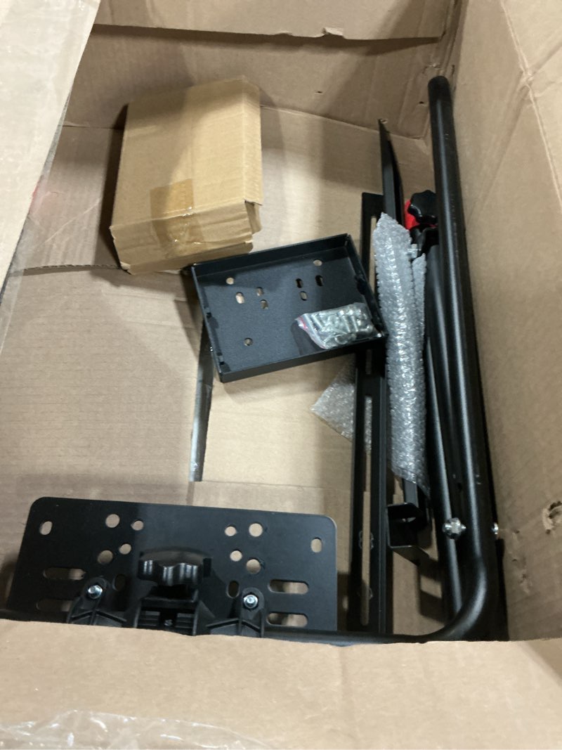 Condition photo showing As Is for RACGTING Racing Wheel Stand for Logitech G29 - Foldable Racing Simulator Cockpit, Adjustable Sim Racing Stand for Logitech G920/G923/G27/G25, Thrustmaster T248X/T248/T300RS/T150/458, Black