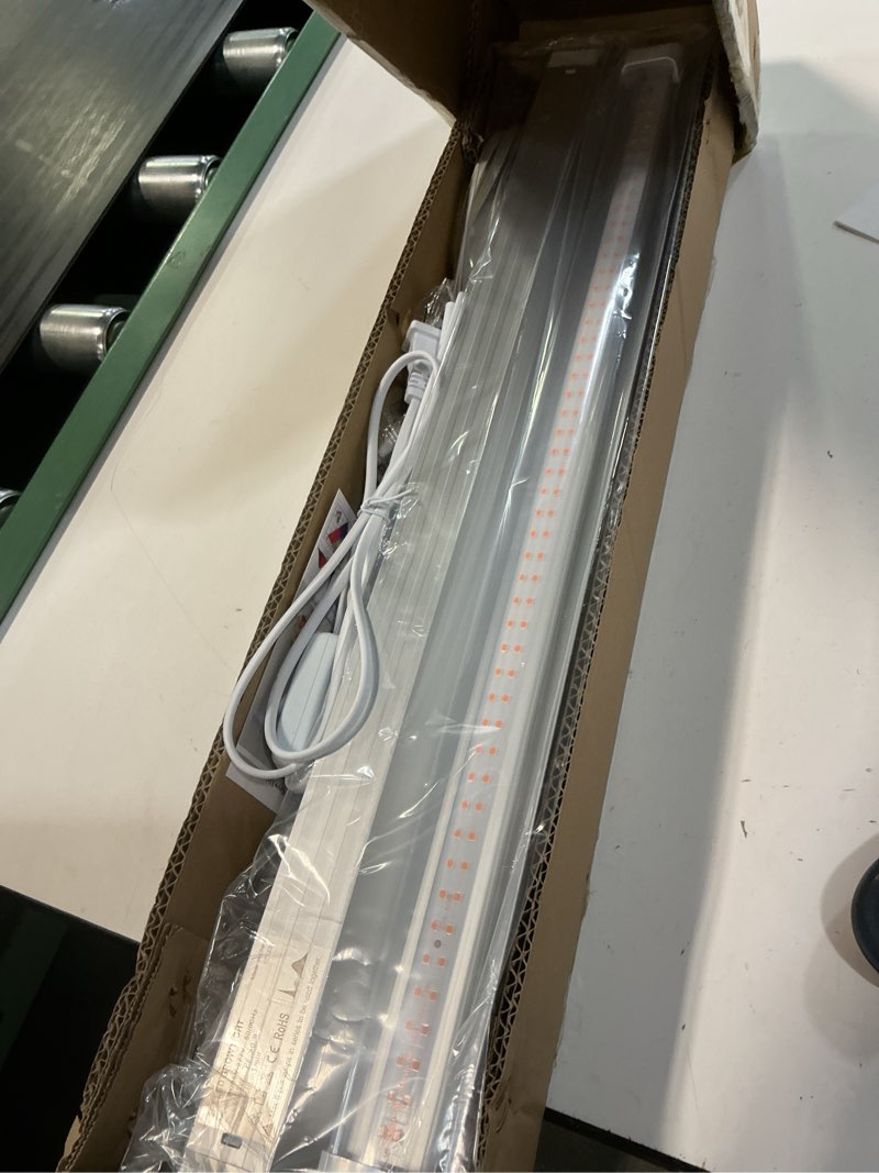 Condition photo showing Good Condition for grow light, 2ft t8,100w(4 x 25w, 600w equivalent), super bright, full spectrum sunlight plant light, led grow light strips, grow lights for indoor plants,greenhouse,4-pack 2ft-4pack