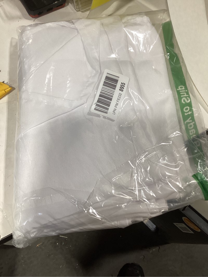 Condition photo showing Good Condition for sancua 2 Pack White Tablecloth 60 x 102 Inch, Rectangle 6 Feet Table Cloth - Stain and Wrinkle Resistant Washable Polyester Table Cover for Dining Tables, Buffet Parties and Camping White 2 Pack 60x102 Inch Tablecloth