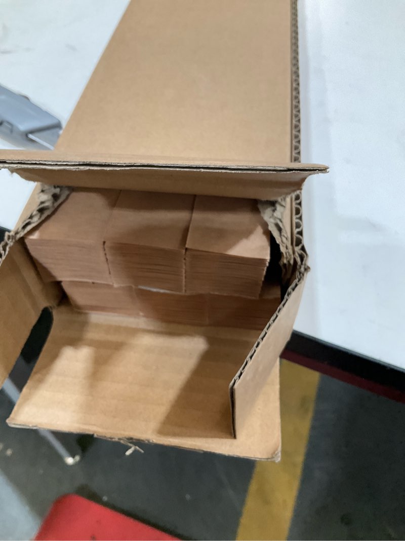 Condition photo showing Good Condition for changshade 6-pack pleated paper temporary shades light filtering cut to size temporary paper blinds for indoor windows of office, bedroom, bathroom, living room, 48" w x 72" h, brown brown 48" x 72"-6pc