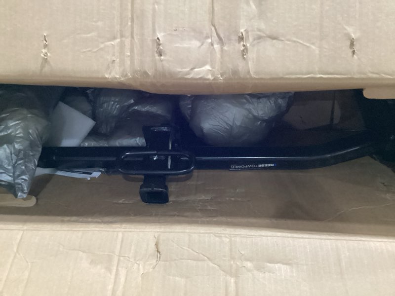 Condition photo showing As Is for Reese 84184 Class 3 Trailer Hitch, 2 Inch Receiver, Black, Compatible with 2018-2021 Buick Enclave, 2018-2022 Chevrolet Traverse