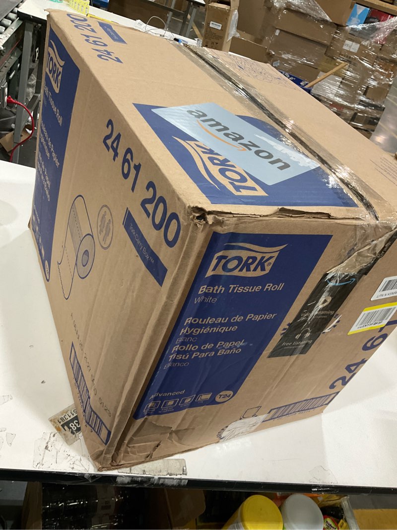 Condition photo showing New/Like New for Tork bath tissue rolls