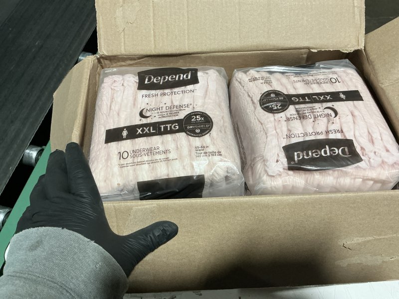 Condition photo showing Good Condition for Poise Overnight Incontinence & Postpartum Pads for Bladder Leaks, 8 Drop Extra Coverage, 72 Count (2 Packs of 36), Packaging May Vary Long 72